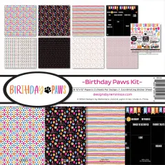 Reminisce Collection Kit 12"X12"-Birthday Paws