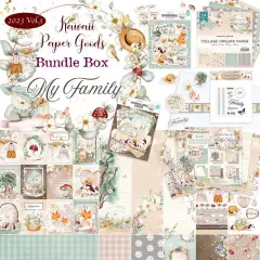 Memory Place Kawaii Paper Goods Bundle Box-My Family