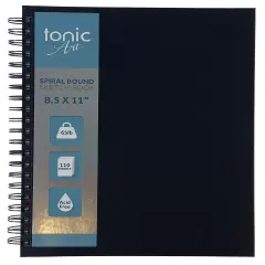 Tonic-Art Spiral Hardcover Sketchbook 8.5"X11"-65lb, 110 Sheet