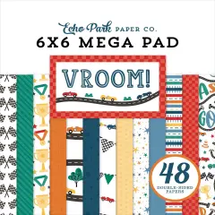 Echo Park:Vroom! Cardmakers 6X6 Mega Pad