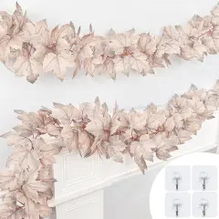 2 Pack 6 Ft Fall Garland with Hooks