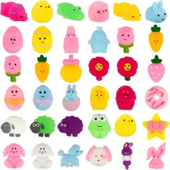 36 Pcs Mochi Animals Toys
