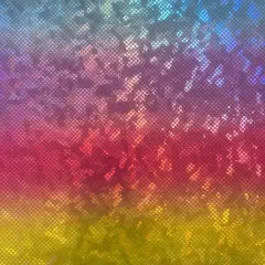 1 Yard Rainbow Shattered Glass Hologram Spandex Fabric 58/60 Inch Width Pastel Rainbow