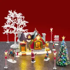 Santa's Snack Shack Set - Lemax Santas Wonderland