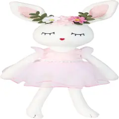 Ballerina Doll Easter Stuffed Animal Bunny Stuffed Animal Easter Plush Animal Doll, Plush Toy Bunny Stuffed Animals for Girls Easter Stuffed Animal on Birthday Christmas