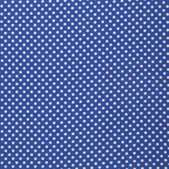 Mook Fabrics Polka Dot Flannel Fabric [43 in. Wide] - By The Yard Blue/White