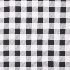 Mook Fabrics Buffalo Plaid Flannel Fabric [43 in. Wide] - By The Yard Black