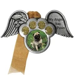 Gloria Duchin Remembrance Paw Picture Frame Ornament