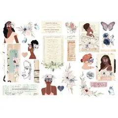 Indigo Collection Rub-Ons - 3 sheets