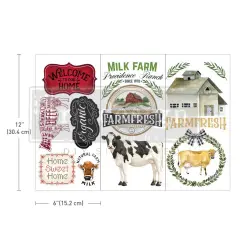 Small Transfers - Home & Farm - 3 sheets, 6"x12"