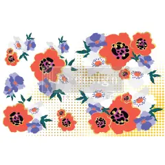 RedesignDecorTransfers&reg;-CECEModernistFloral-Totalsheetsize24x35,cutto2sheets rub-ons