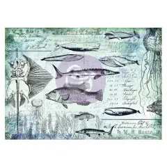 Art Daily - Decorative Paper - Nautical - 6 sheets, 70cm x 50cm