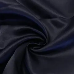 1 Yard Navy Matte Satin Duchess Satin Fabric 58/60&Prime; Wide 100% Polyester