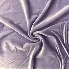 1 Yard Soft Stretch Velvet Fabric for Fashion Dancewear Costumes 58 60 Inch Width Lavender