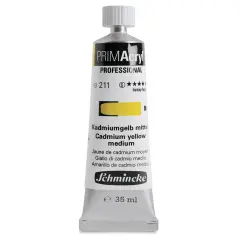 Schmincke Primacryl Professional Acrylic Paint - Cadmium Yellow Medium, 35 ml Tube