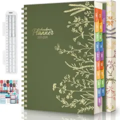Academic Planner 2025-2026 - 8.5" x 11" (Sage Green)