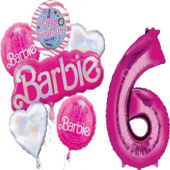 6th Birthday Party Supplies Balloon Bouquet Decoration(Multicolored)