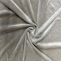 1 Yard Stretch Velvet Solid Polyester Spandex Fabric For Dancewear Costumes Leggings 60&rdquo; Width Stone