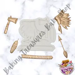 Native American Warrior Silicone Mold