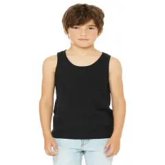 Bella + Canvas&reg; Youth Jersey Sleeveless Tank - 3480Y BLACK