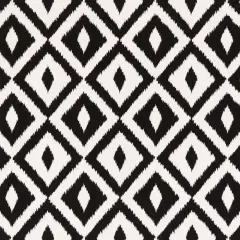 Black - Black Abstract & Geometric,Diamonds Upholstery Fabric 54 Inches"