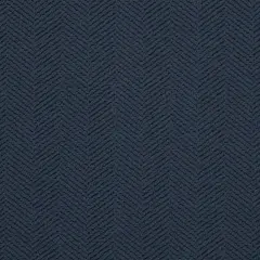 Indigo - Blue Herringbone & Chevron,Plain & Solid Upholstery Fabric 54 Inches"