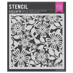 Hero Arts Stencil 6"X6"-Spring Floral