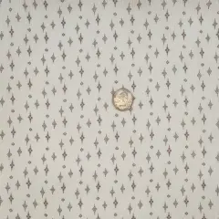 1 Yard Ivory & Taupe Rayon Crinkle Apparel Fabric Soft Draping Feel, 50/52" Width Ivory Taupe