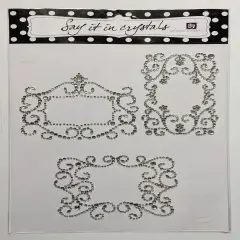 Say It In Crystals Frame Clear