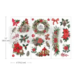 Small Transfers - Classic Christmas - 3 sheets, 6"x12"