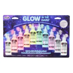 Tulip Puff Paint Glow, Multi-Surface Craft Paint, .75 fl. oz. 10 Pack
