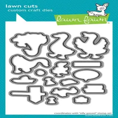 Lawn Cuts Custom Craft Dies-Silly Goose!