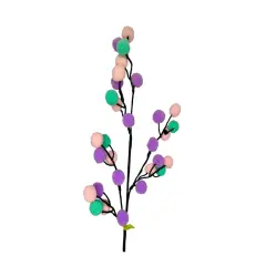 Whimsical 28-Inch Felt Ball Spray - Playful Pop of Color for Your Decor-56892