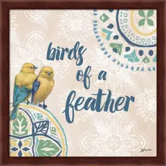 Fly Away V by Janelle Penner 13" x 13" Framed Wall Art