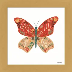 Grow With the Flow by Rachel Nieman 13" x 13" Framed Wall Art