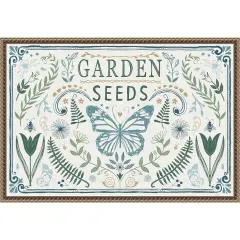 Garden Tones I by Anne Tavoletti Framed Canvas Wall Art