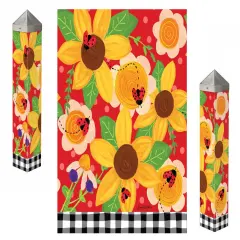 Bugs and Blooms Art Pole 20 Inches