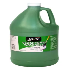 Sax Versatemp Washable Heavy-Bodied Tempera Paint, 1 Gallon, Green