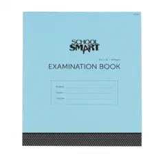 School Smart Examination Blue Book with 16 Pages, 8-1/2 x 11 Inches, Pack of 50 Books