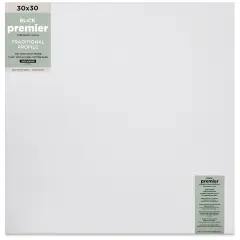 Blick Premier Stretched Cotton Canvas - Traditional Profile, Back-Stapled, 30" x 30"
