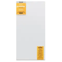 Blick Premier Stretched Cotton Canvas - Gallery Profile, Back-Stapled, 12" x 24"