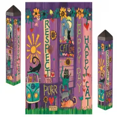 Happy Cat Art Pole 20 Inches Tall