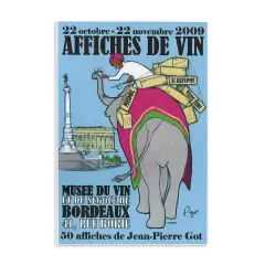 Stupell Industries Antique Wine Posters Ad Wall Plaque By Jean-Pierre Got