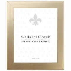 13x17 Picture Frame, Avalon 223 1.25 Inch MDF Moulding, Wall Display Frame for Art, Posters, or Photos by wallsthatspeak Gold