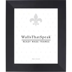 15x19 Picture Frame, Modern Aesthetics 150 1.5 Inch Polystyrene Moulding, Wall Display Frame for Art, Posters, or Photos by wallsthatspeak Black