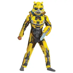 Toddler Classic Muscle Transformers Bumblebee T7 Costume