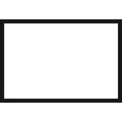 Avon Black Narrow Framed Dry Erase Magnetic Board