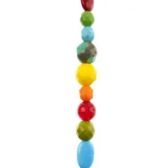 John Bead 7" Assorted Shape Czech Glass Bead Strand Candy