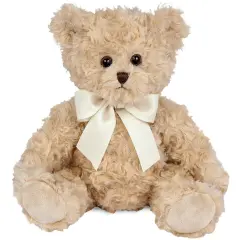 Bearington Collection Lil' Tate Teddy Bear Stuffed Animal 12 In - Teddy Bears Plushies - Vintage Bear Plush for Baby - Old Fashioned, For Ages 3-14 Brown