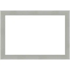 Glam Linen Grey Framed Dry Erase Magnetic Board